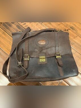 Vintage Giani Franco Genuine Leather Messenger Bag